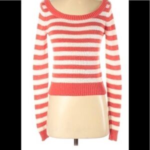 AMERICA Eagle Lightweight Striped Sweater Size SM